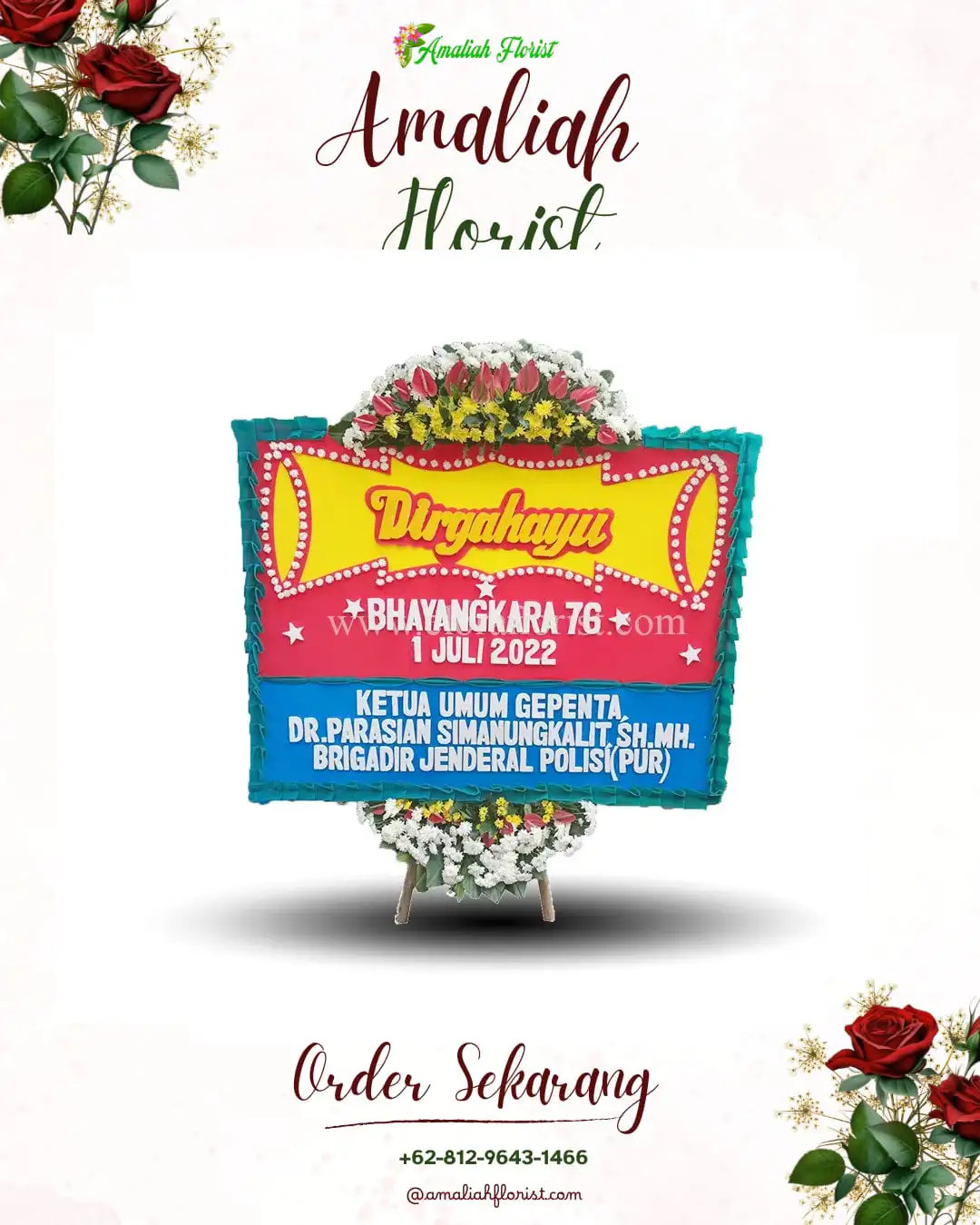 Papan Bunga HUT Ulang Tahun Xiii Koto Kampar